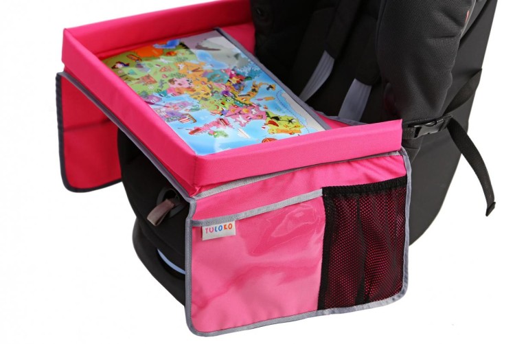 TULOKO stolik podróżnika - różowy