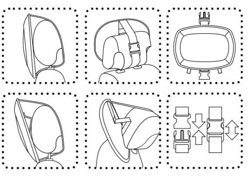 lusterko TULOKO - zapięcie i regulacja