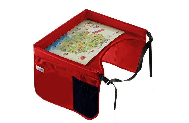 TULOKO stolik podróżnika - czerwony